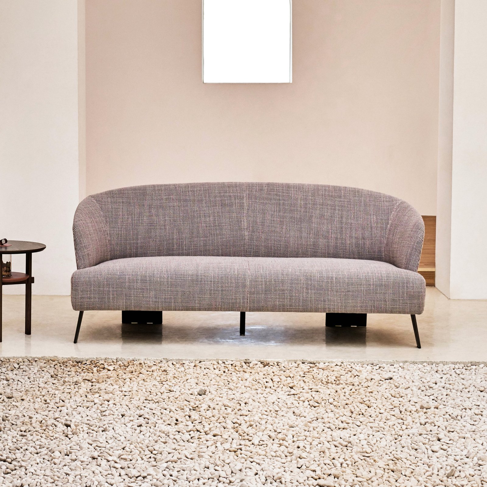 Leather Fabric Arm Sofa ST-107