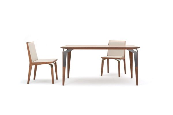 A902H+B892A Wooden Edging Dining Table A902H