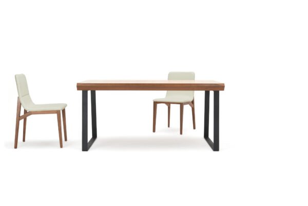 A932+B916 PVC Leather and Wooden Dinning Chair B916