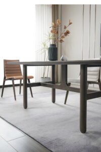 High-End Wood Rectangular Dining Table A949