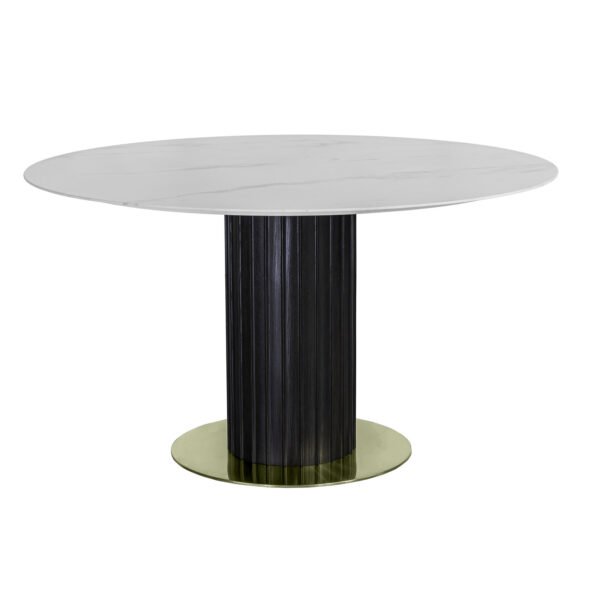 A956 238# Ceramic Sintered Stone Round Dining Table A956