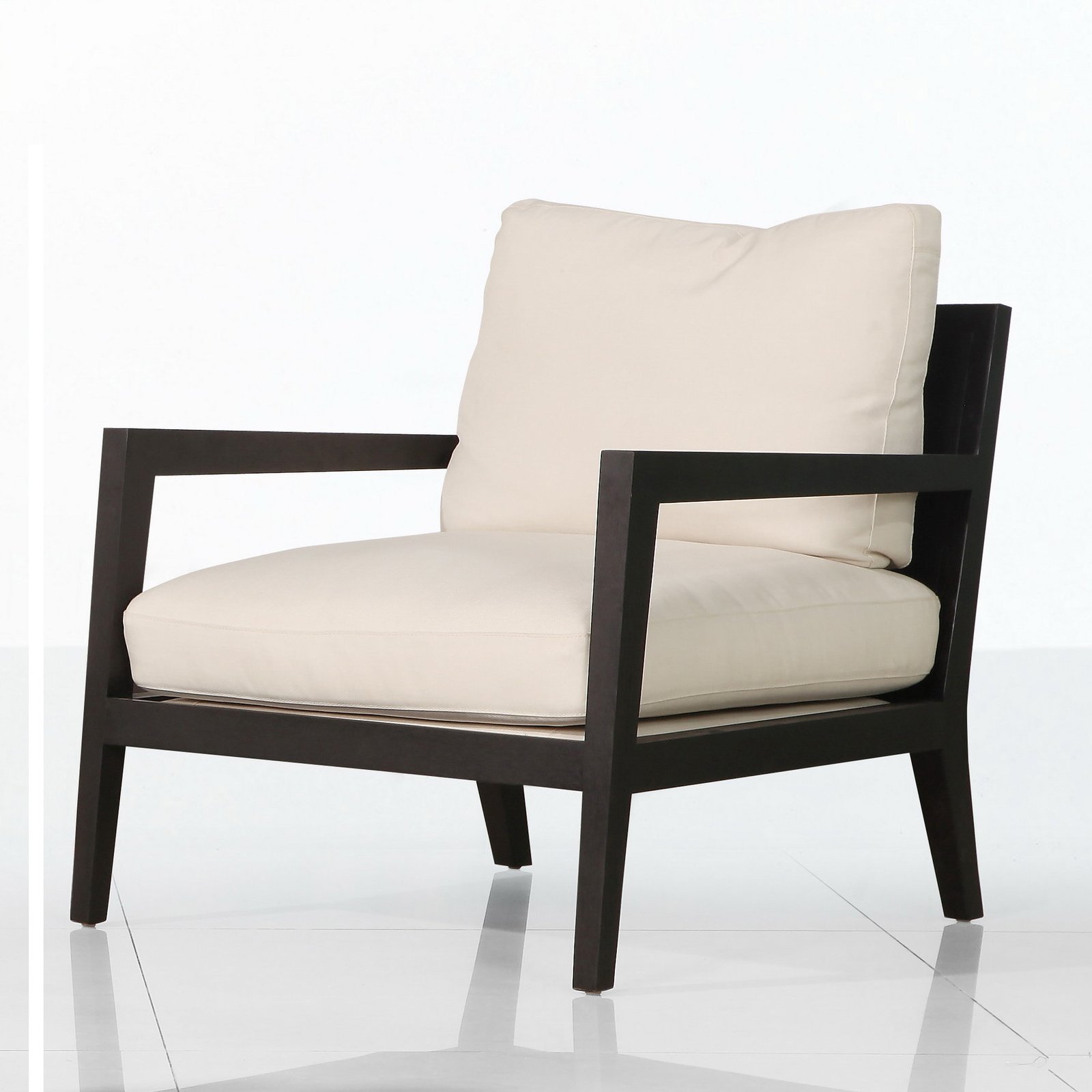 Fabric Side Lounge Armchair B884