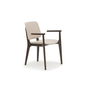Wooden Dining Chair With Armrest B909