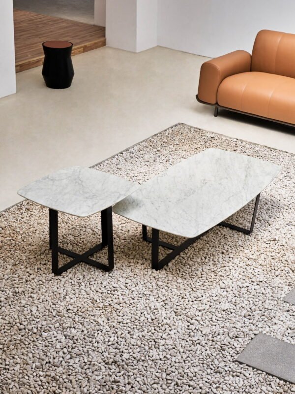 C223,C225 (3) Luxury Marble Stone Coffee Table C225