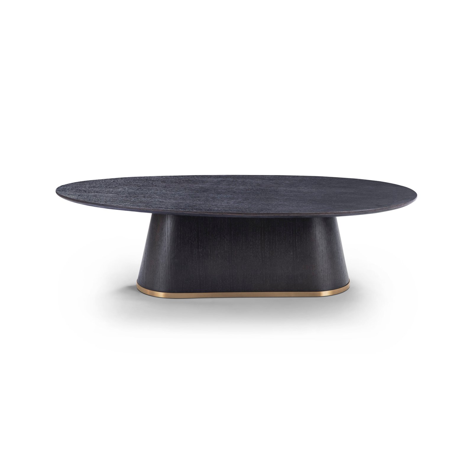 C279A木面 (2) Luxury Oval Round Coffee Table C279A