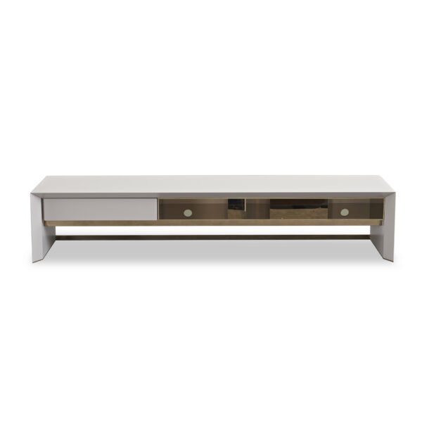 HE1261 Modern Luxury Minimalist White TV Cabinet HE1261