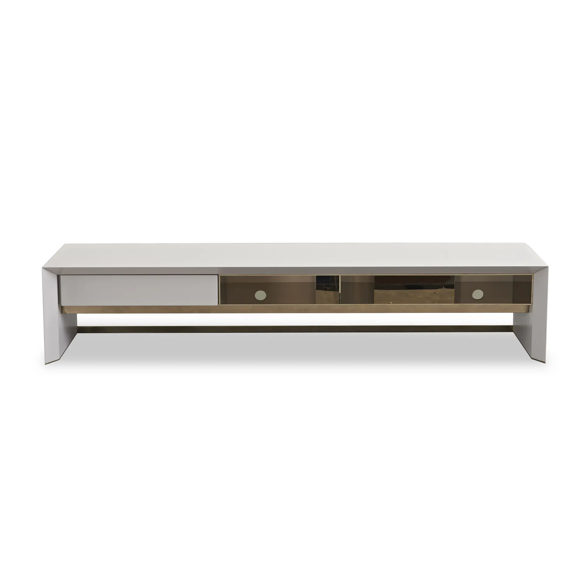 Modern Luxury Minimalist White TV Cabinet HE1261
