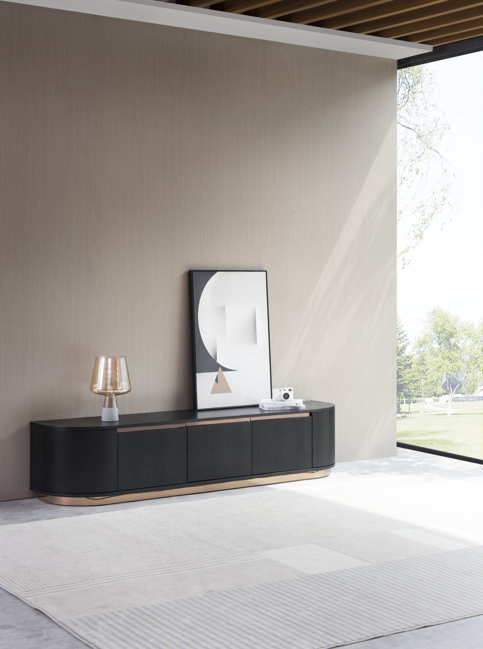 Minimalist Wooden Modern Tv Cabinet HE1279