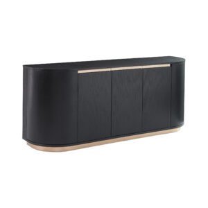 Modern Minimalist Black Wooden Sideboard HE3704