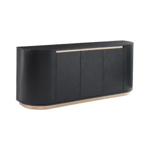 Modern Minimalist Black Wooden Sideboard HE3704