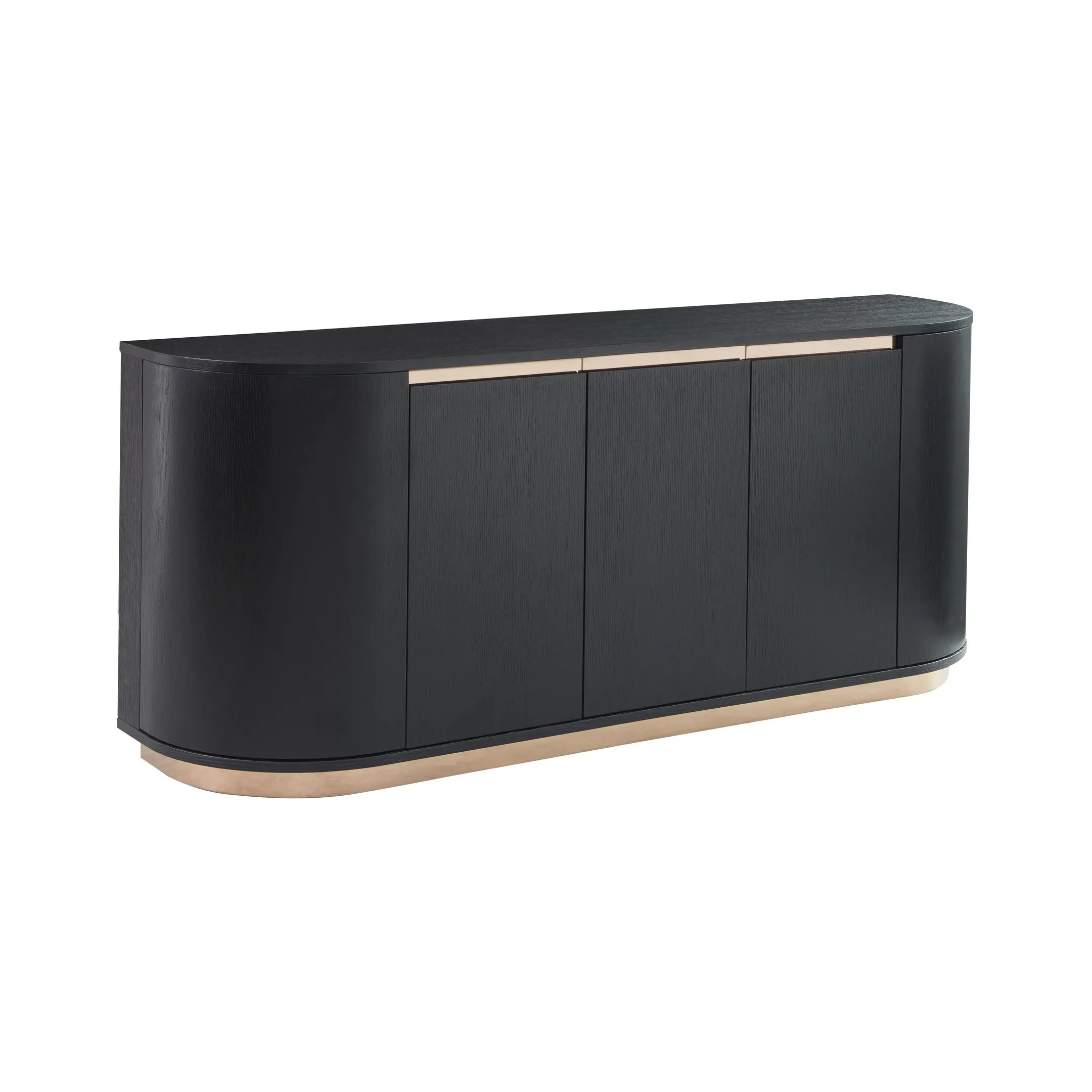 Modern Minimalist Black Wooden Sideboard HE3704