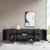 Modern Minimalist Black Wooden Sideboard HE3704