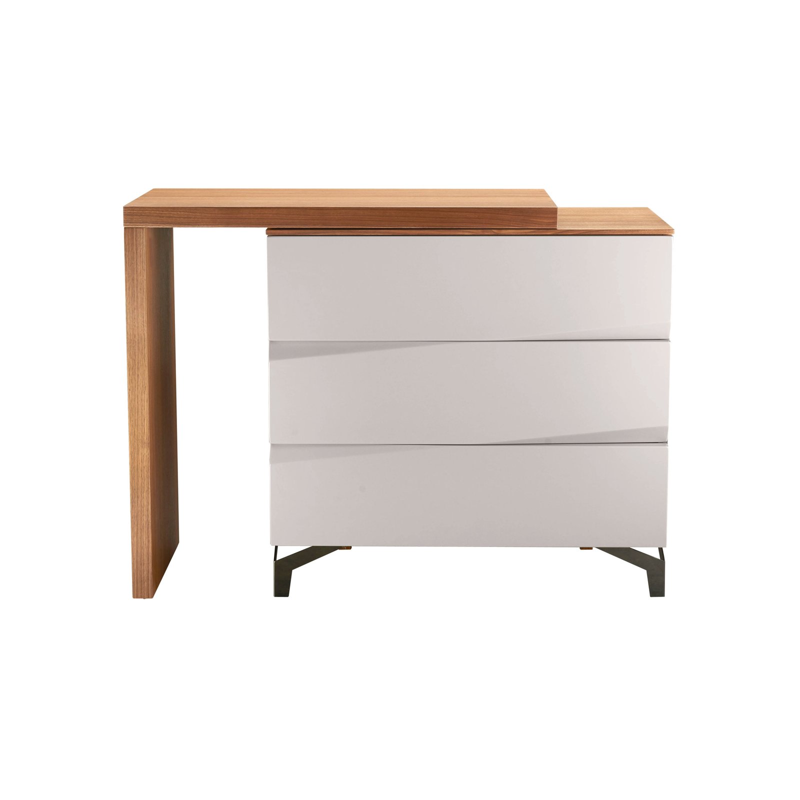 HE6251+HE6252 194#+111# (3)-1 Wooden 3-drawer Cabinet With Decorative Panel HE6251+HE6252
