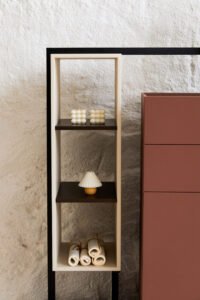 Nordic Style Simple Sideboard With Mirror HE6268
