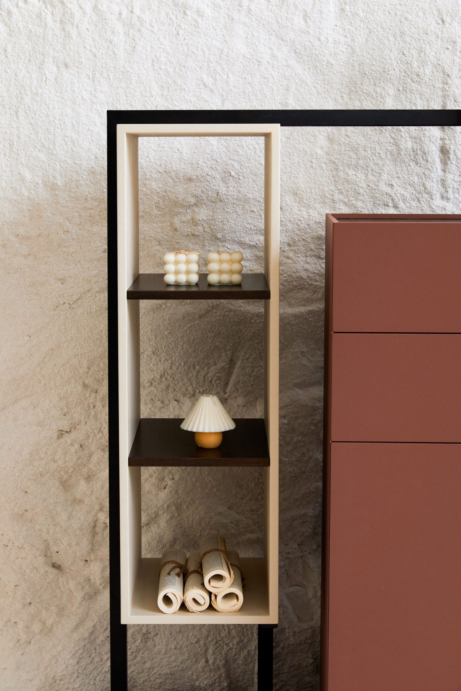 Nordic Style Simple Sideboard With Mirror HE6268