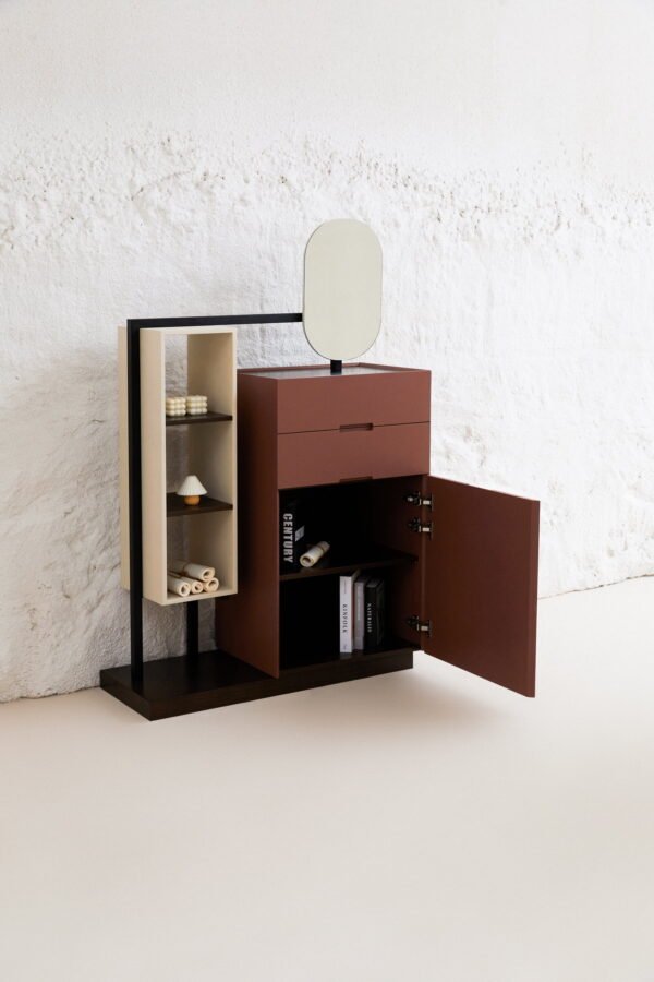 Nordic Style Simple Sideboard With Mirror HE6268