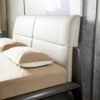 Nordic Luxury Solid Wood king Size Bed HE6551