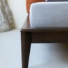 Solid Wood Frame Double Leather Bed HE6557