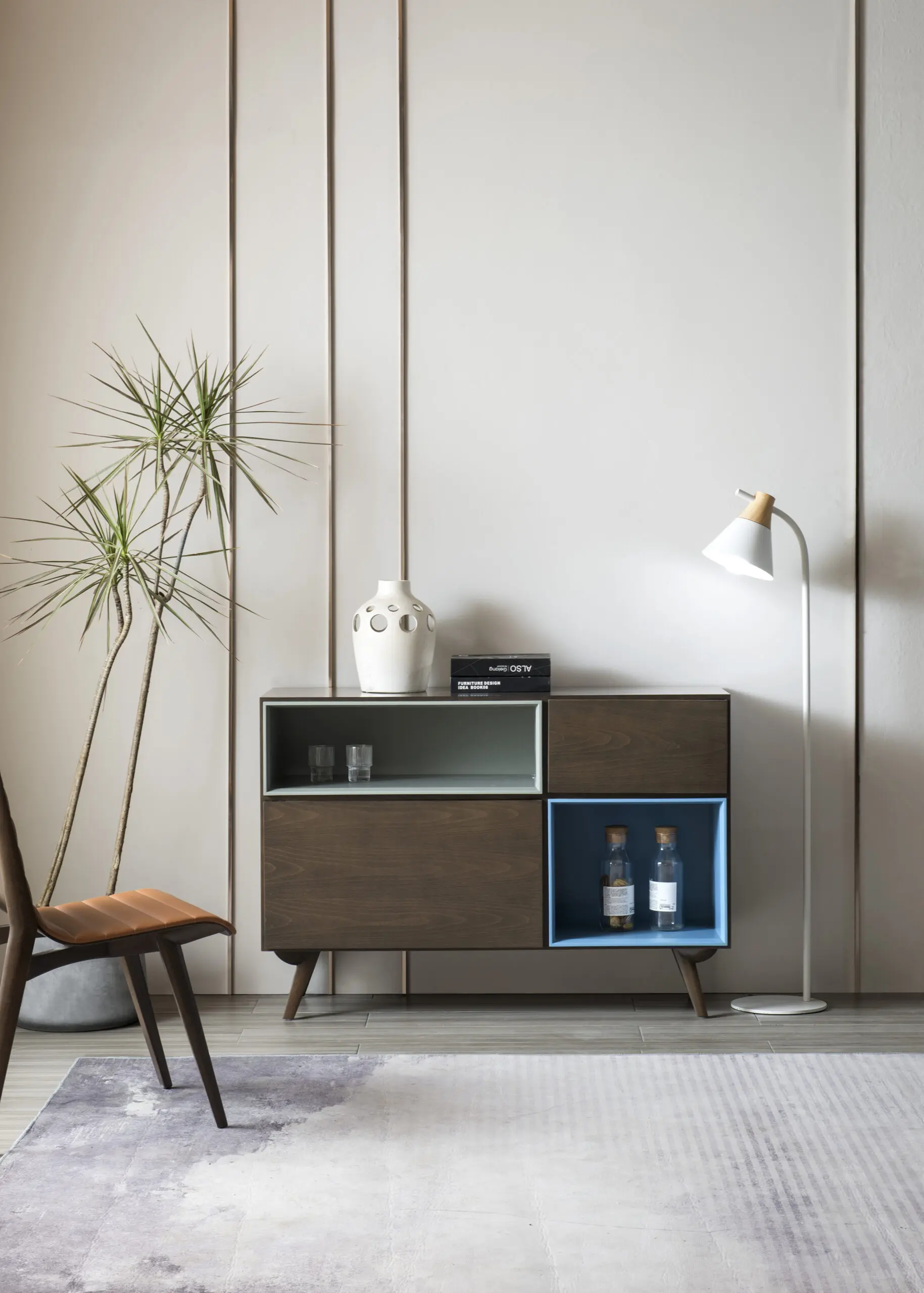 Minimalist Wooden Sideboard Cabinet HE3665A