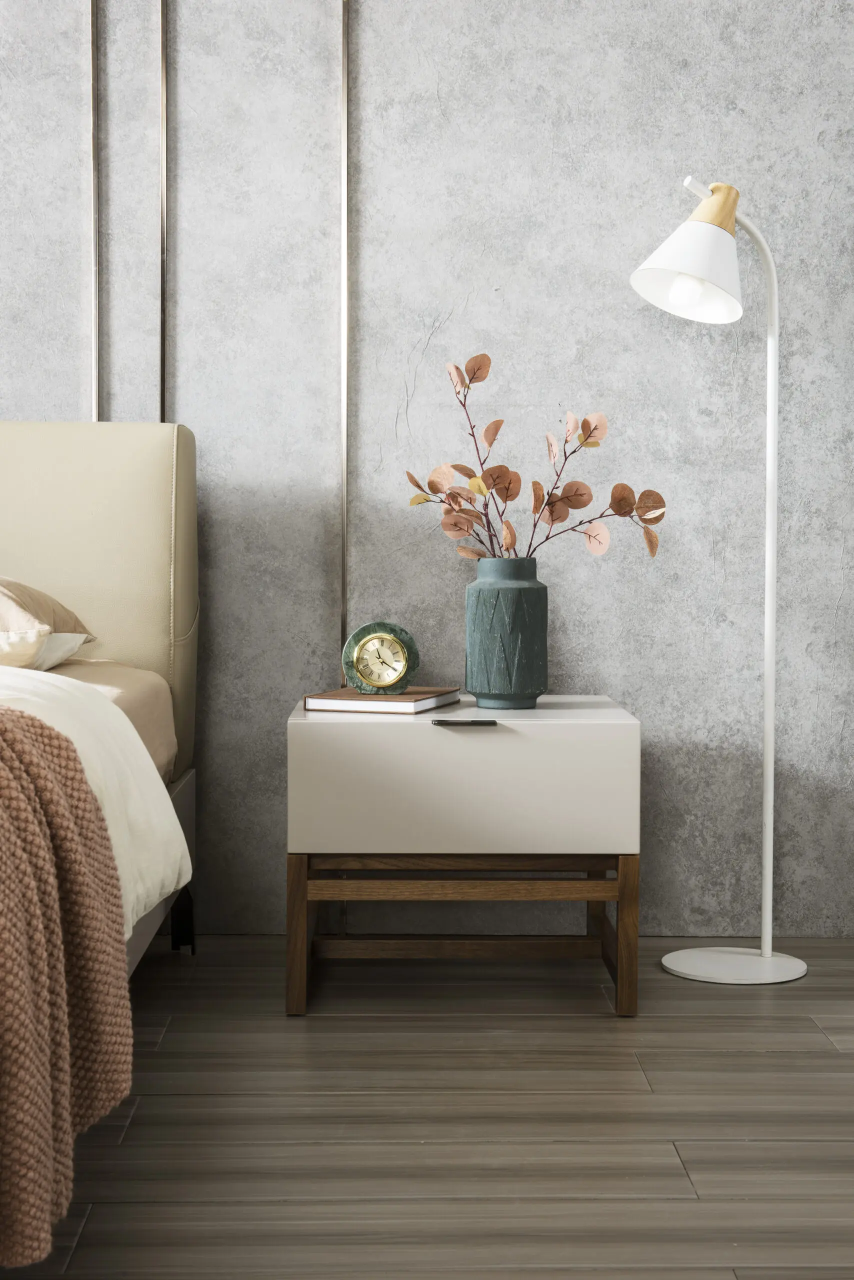 Nordic Wooden Bedside Table HE6210B