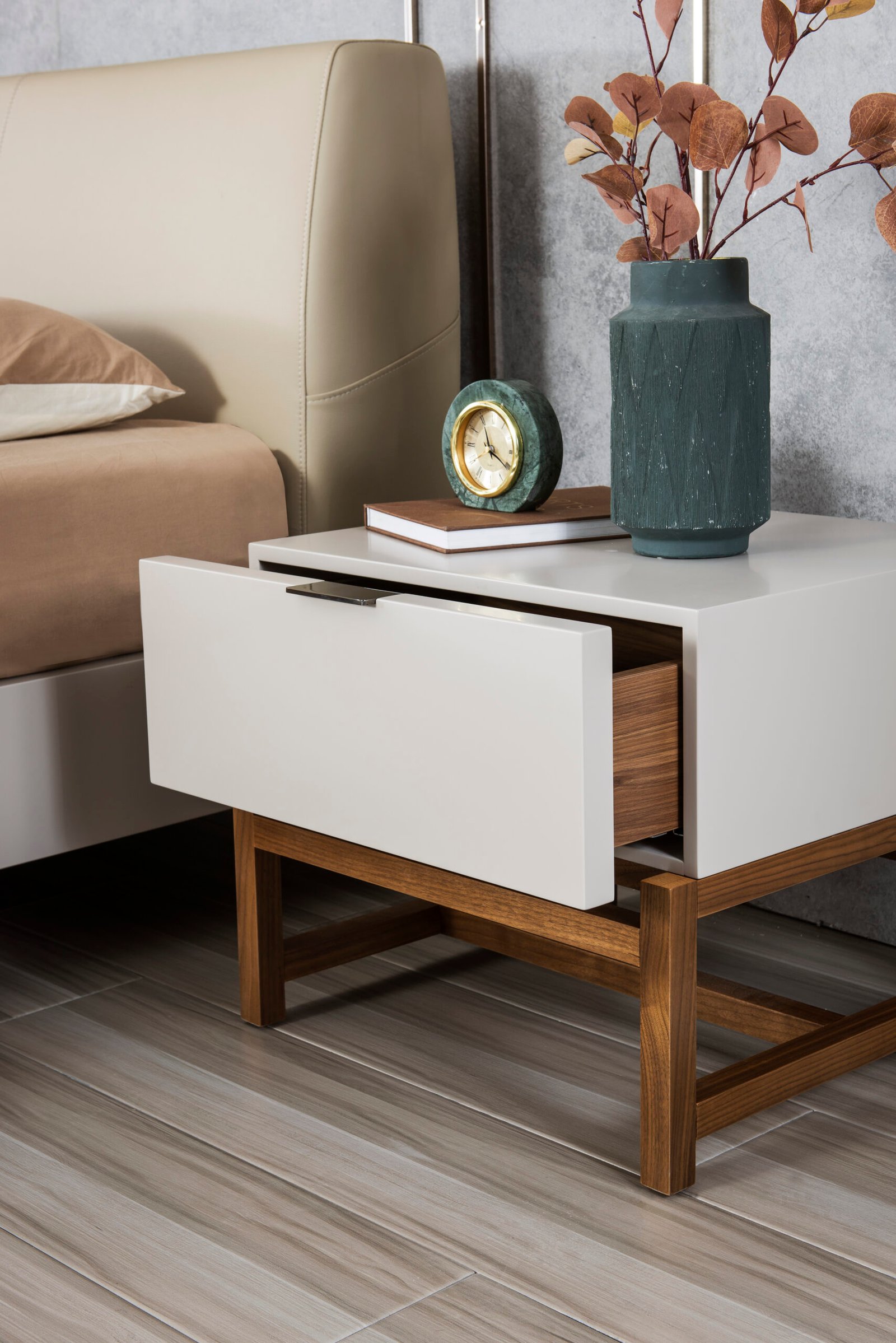 Nordic Wooden Bedside Table HE6210B