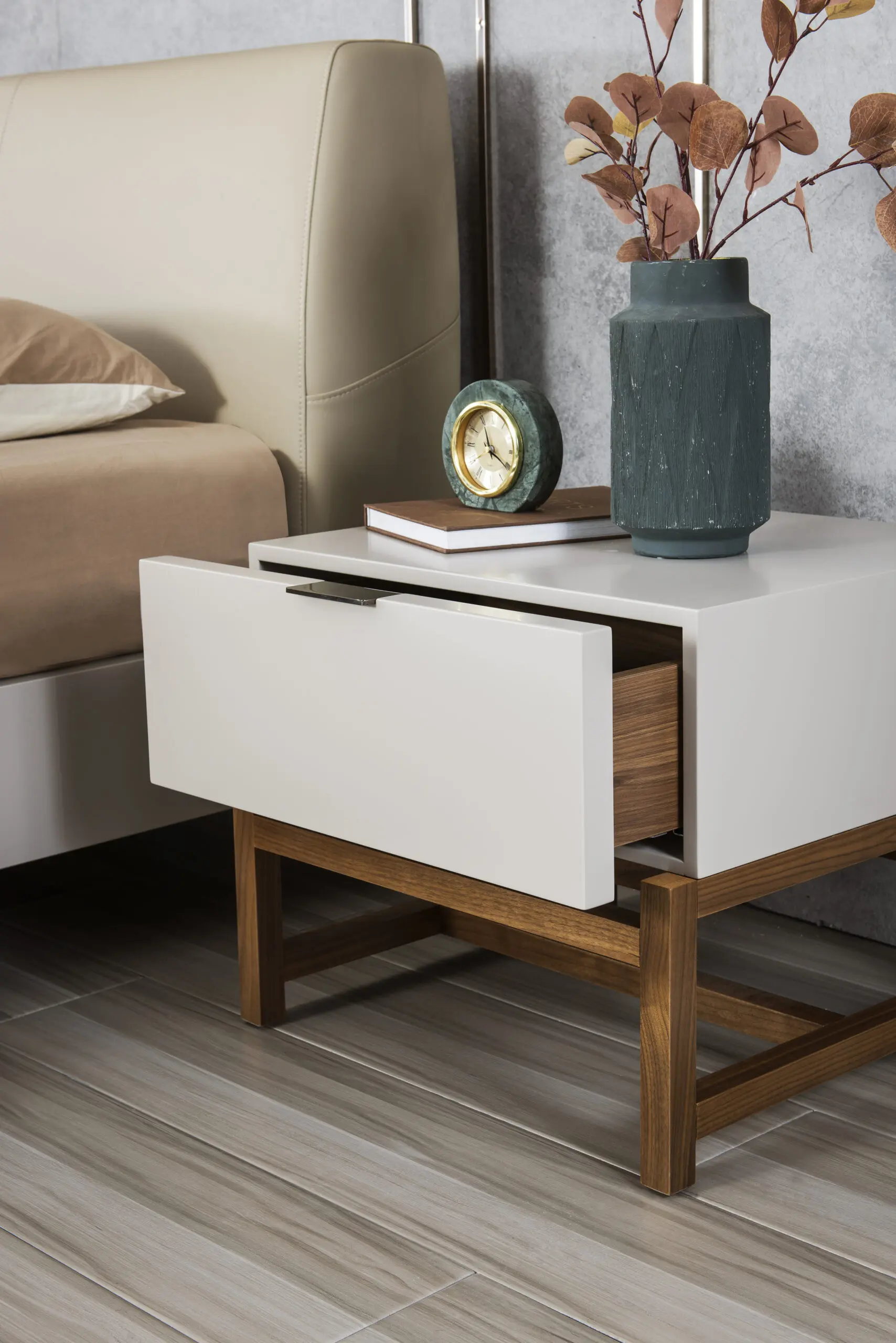 Nordic Wooden Bedside Table HE6210B