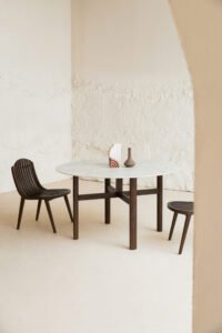 Marble Top Round Dininig Table A951