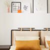 Nordic Bed with Soft Cushion Headboard HE6581