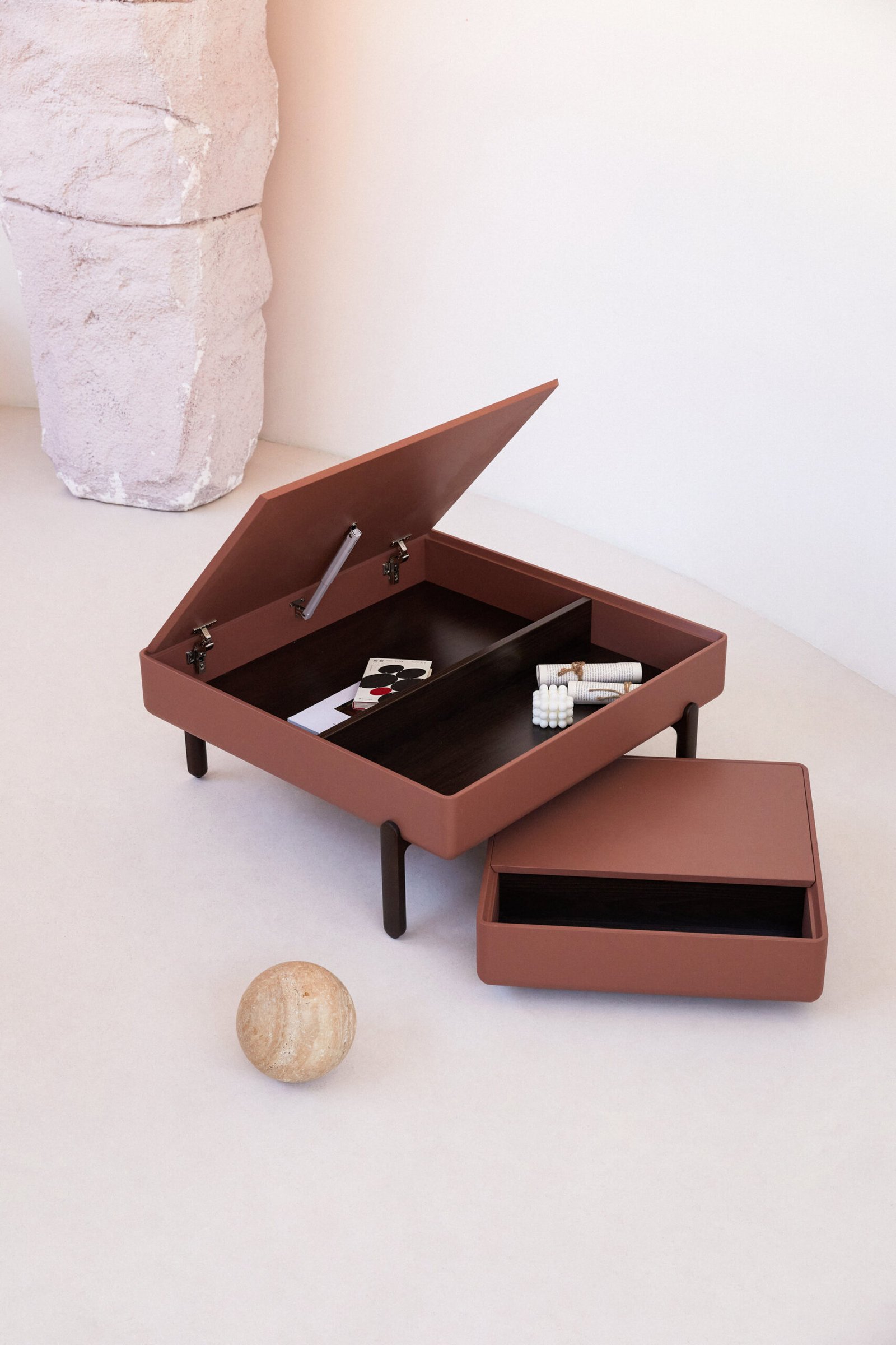 Modern Art Design Sectional Center End Table Set C246
