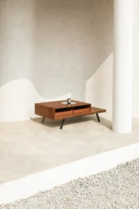 Wooden Coffee Table With Drawer C222