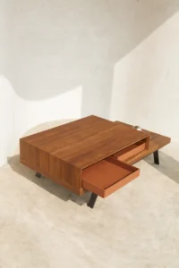 Wooden Coffee Table With Drawer C222