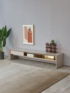 Modern Luxury Minimalist White TV Cabinet HE1261