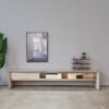 Modern Luxury Minimalist White TV Cabinet HE1261