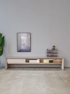 Modern Luxury Minimalist White TV Cabinet HE1261