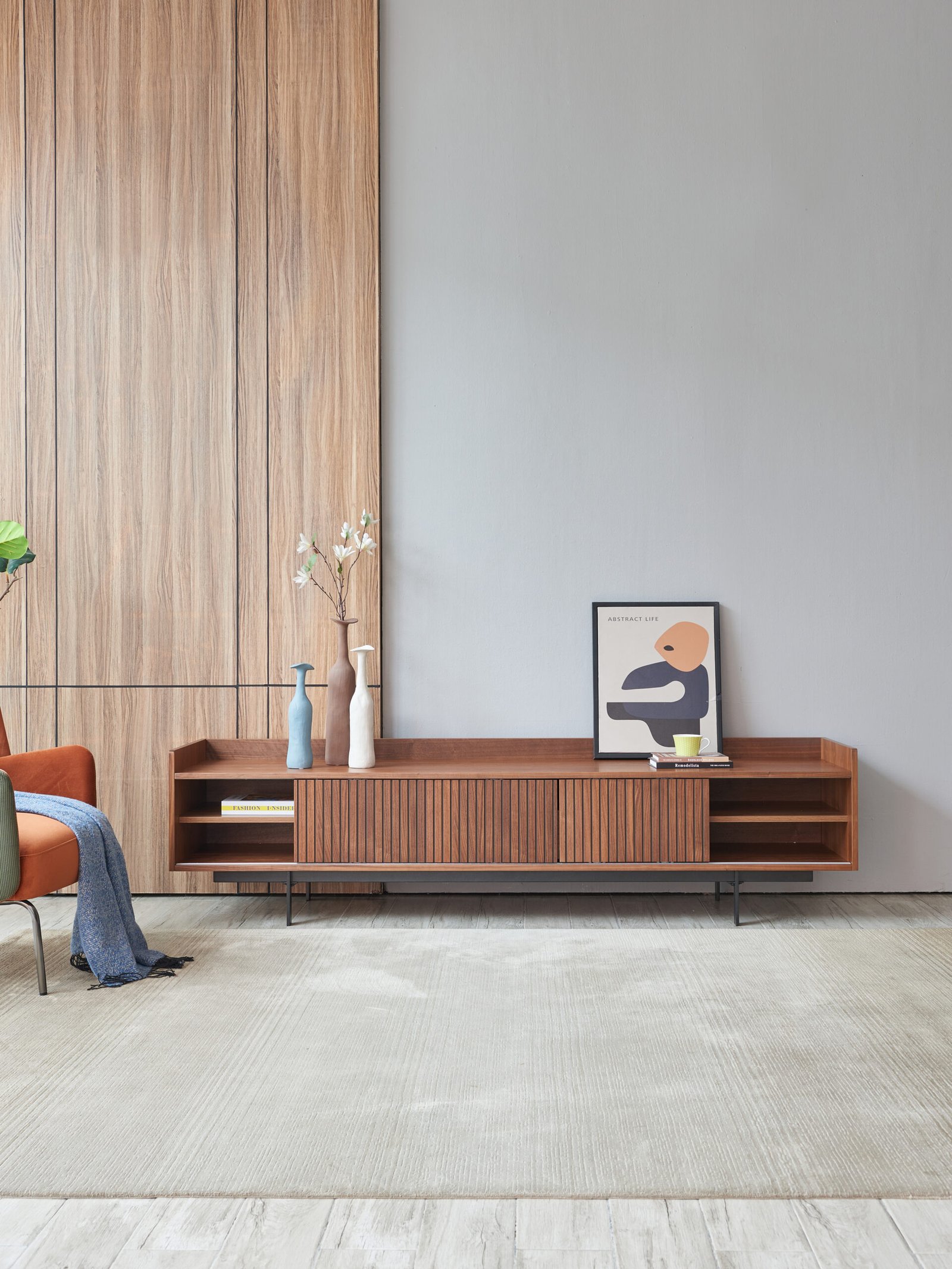 Matte Gloss TV Display Cabinet HE1258