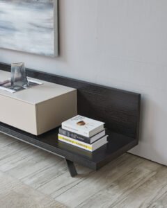 Modern Wood TV Cabinet With Drawer HE1256