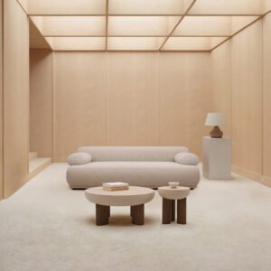 11245 拷贝 Mineral Coating Round Coffee Table C318, C319