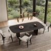 Modern Wood Dining Table in Ash and Oak A976