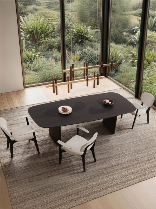Modern Wood Dining Table in Ash and Oak A976