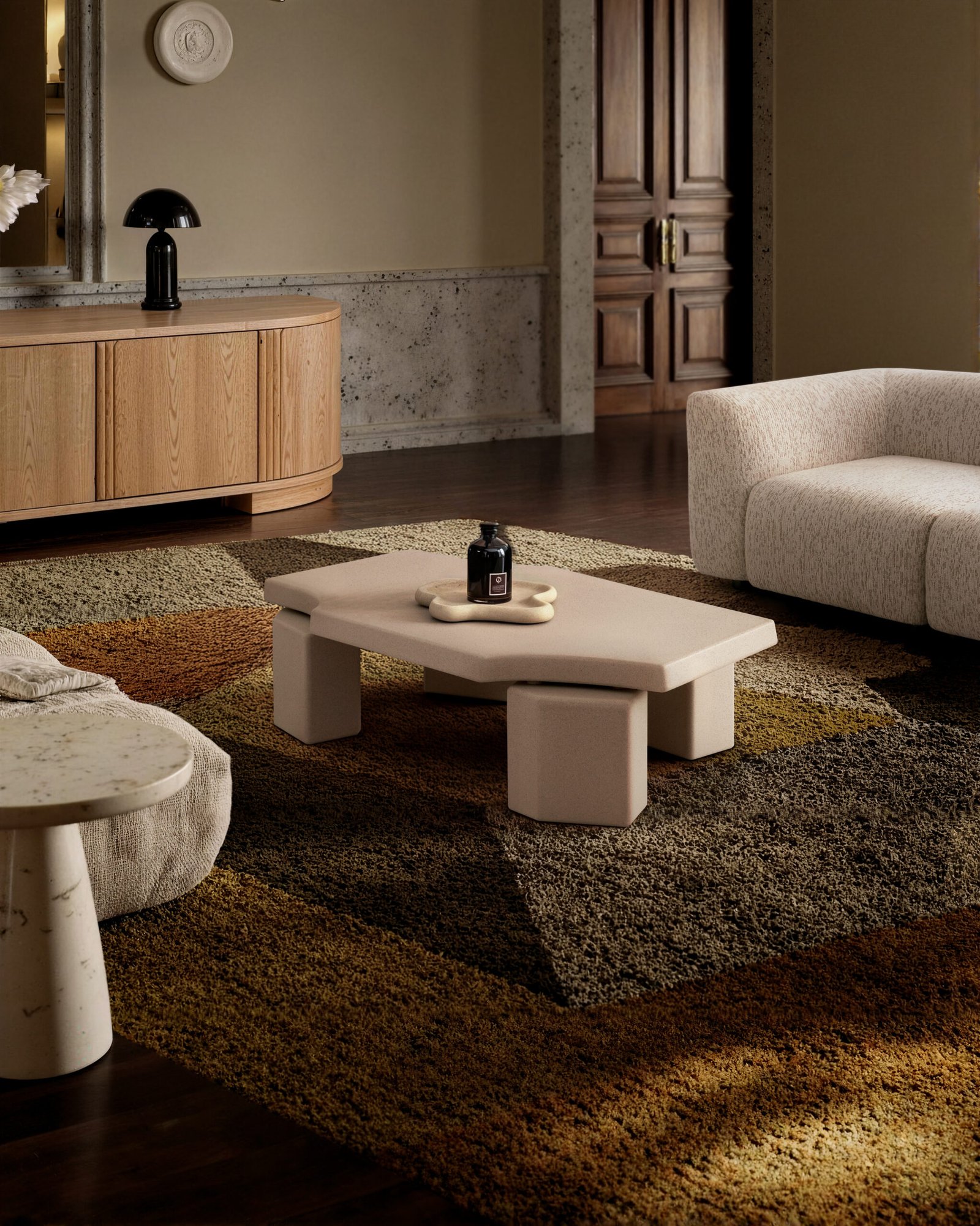Mineral Coating Modern Coffee Table C314