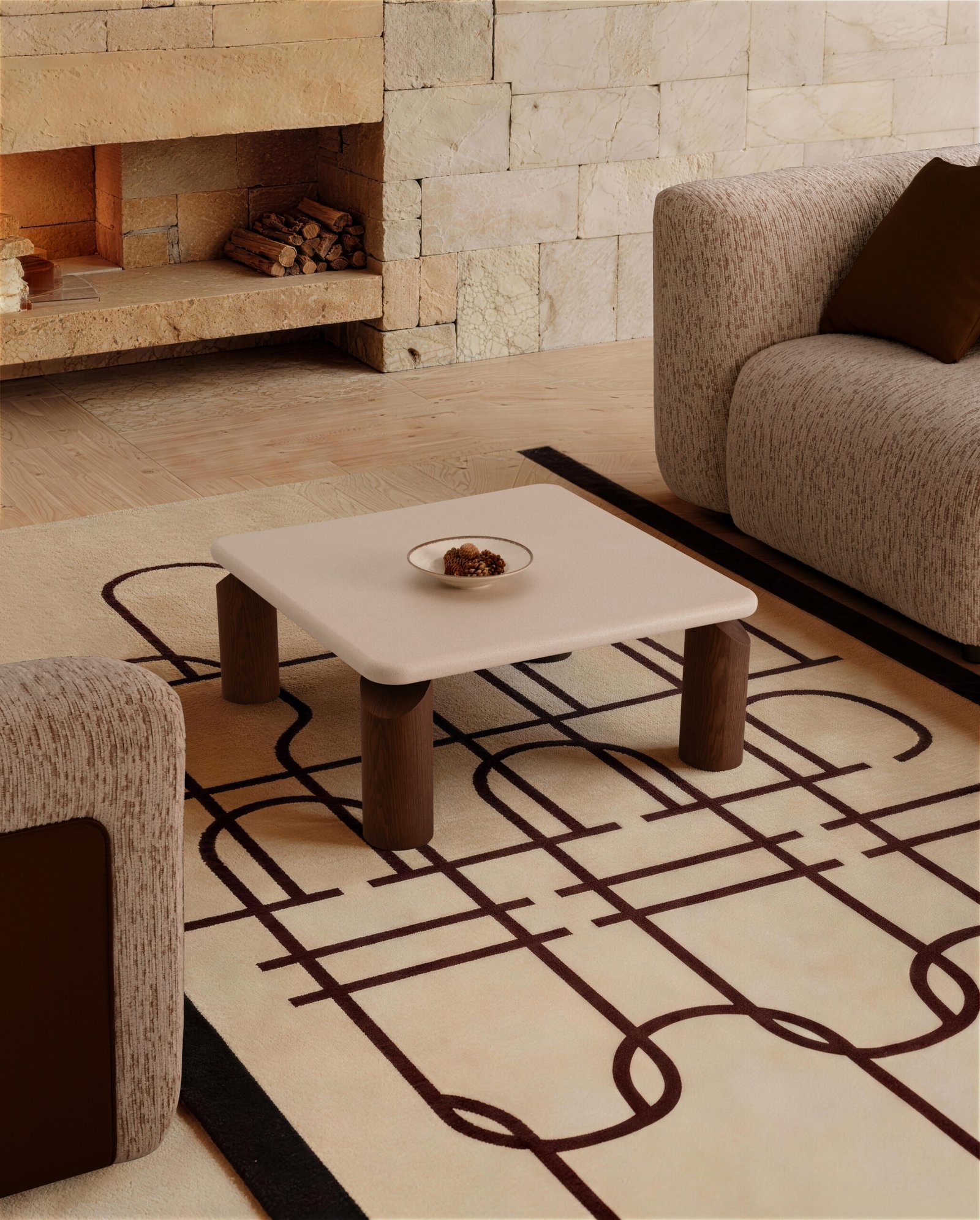 Mineral Coating Coffee Table C320,C321