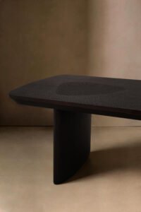 Modern wood coffee table in ash and oak C313