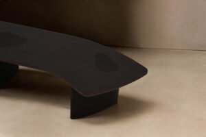 Modern wood coffee table in ash and oak C313
