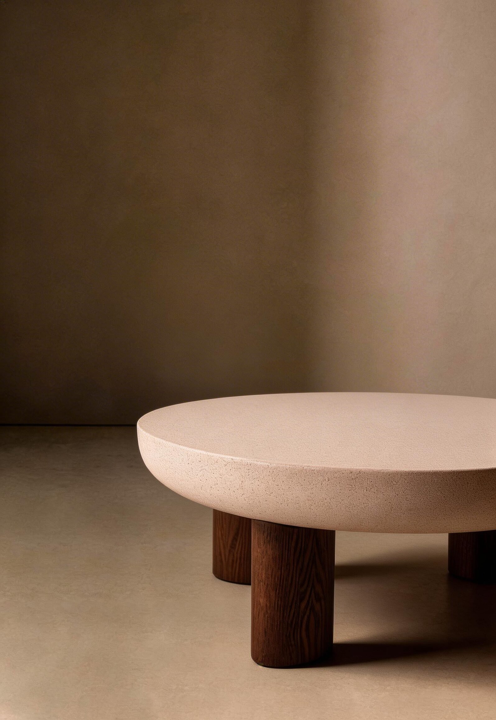 Mineral Coating Round Coffee Table C318, C319