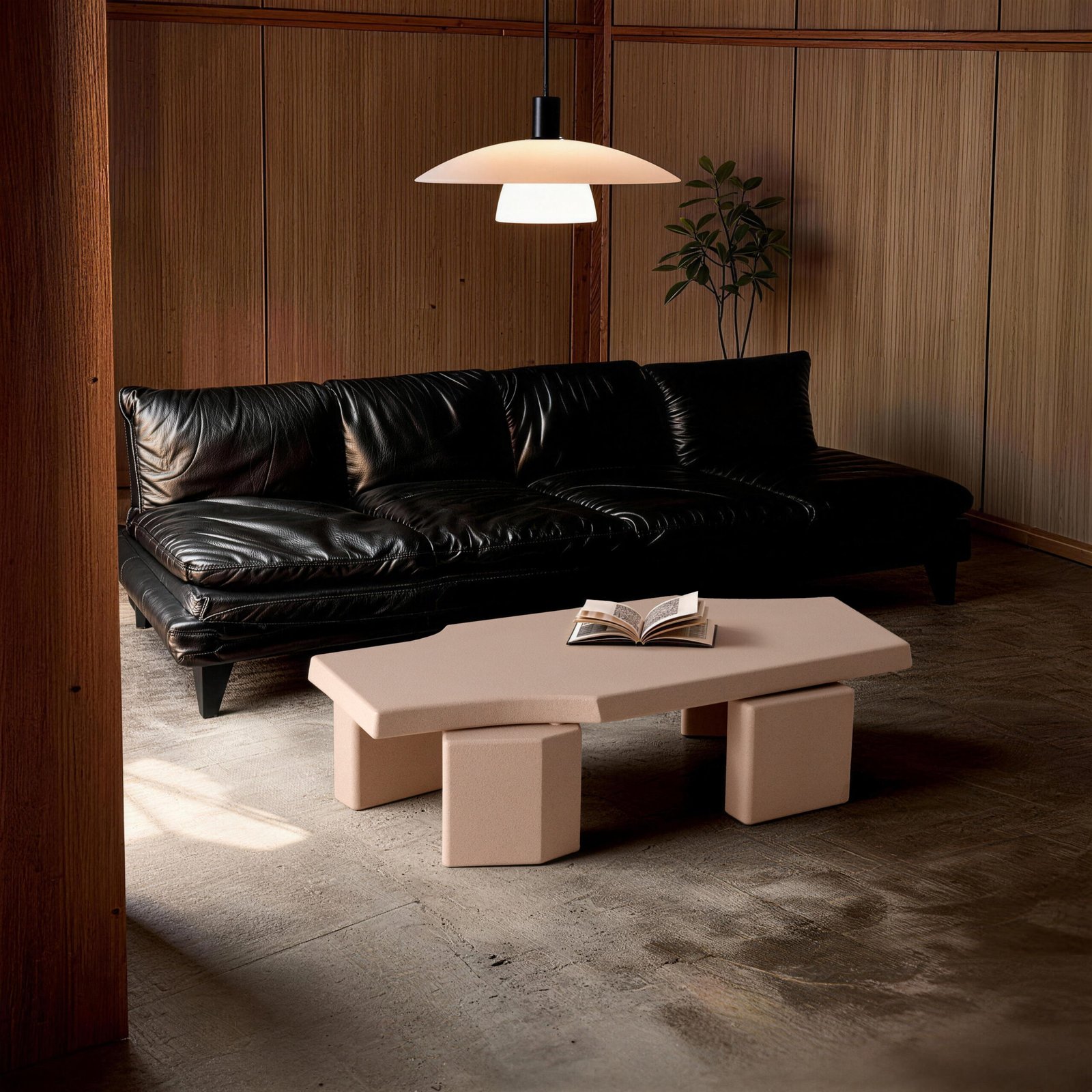 Mineral Coating Modern Coffee Table C314