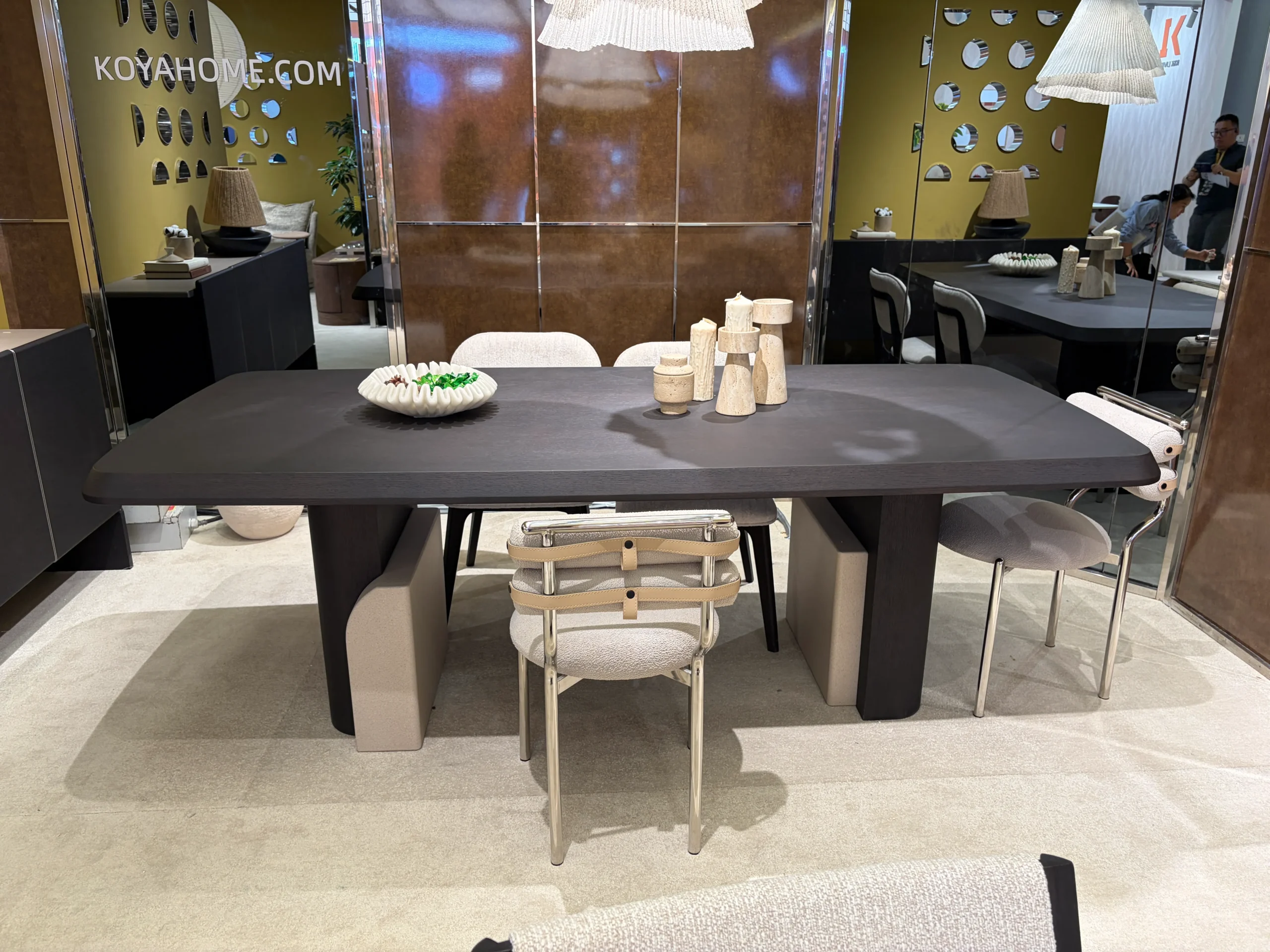Modern Oak Wood Dining Table A981