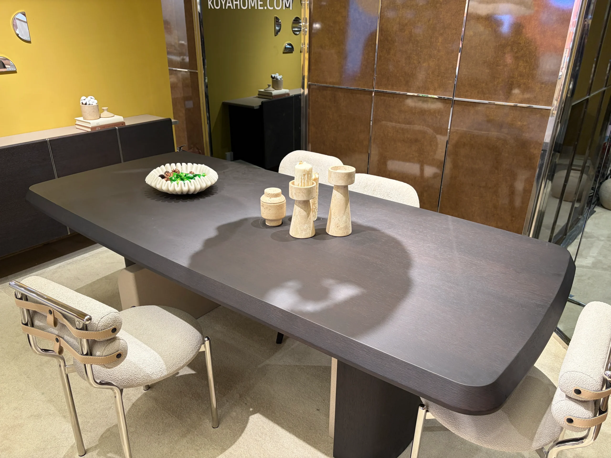 Modern Oak Wood Dining Table A981
