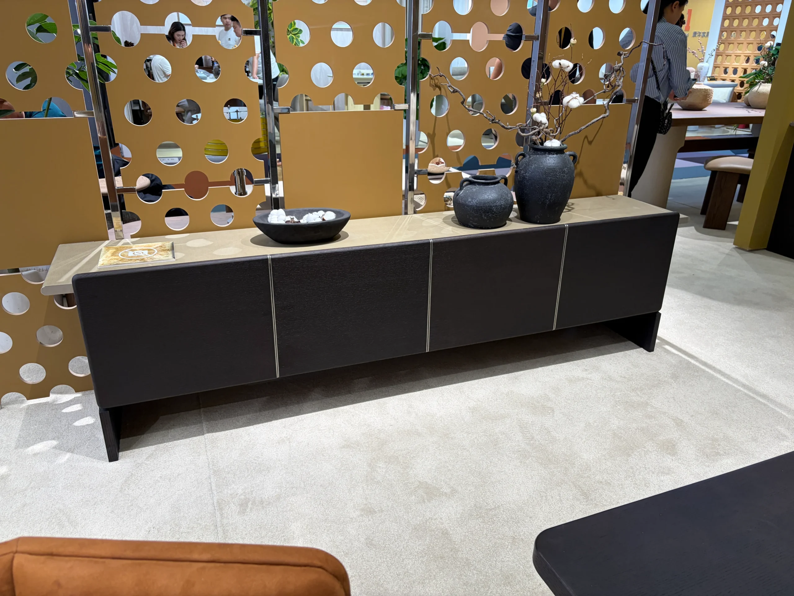 Modern Oak Wood Tv Stand HE1292