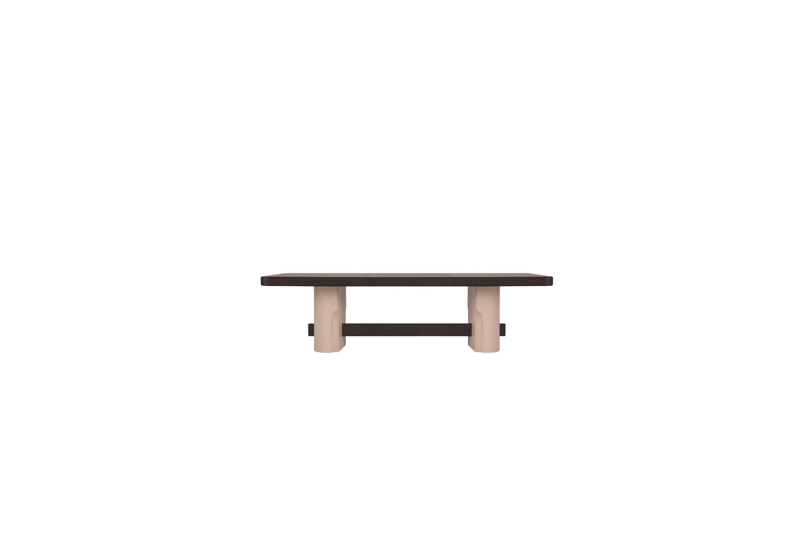 Modern Oak Wood Coffee Table C322