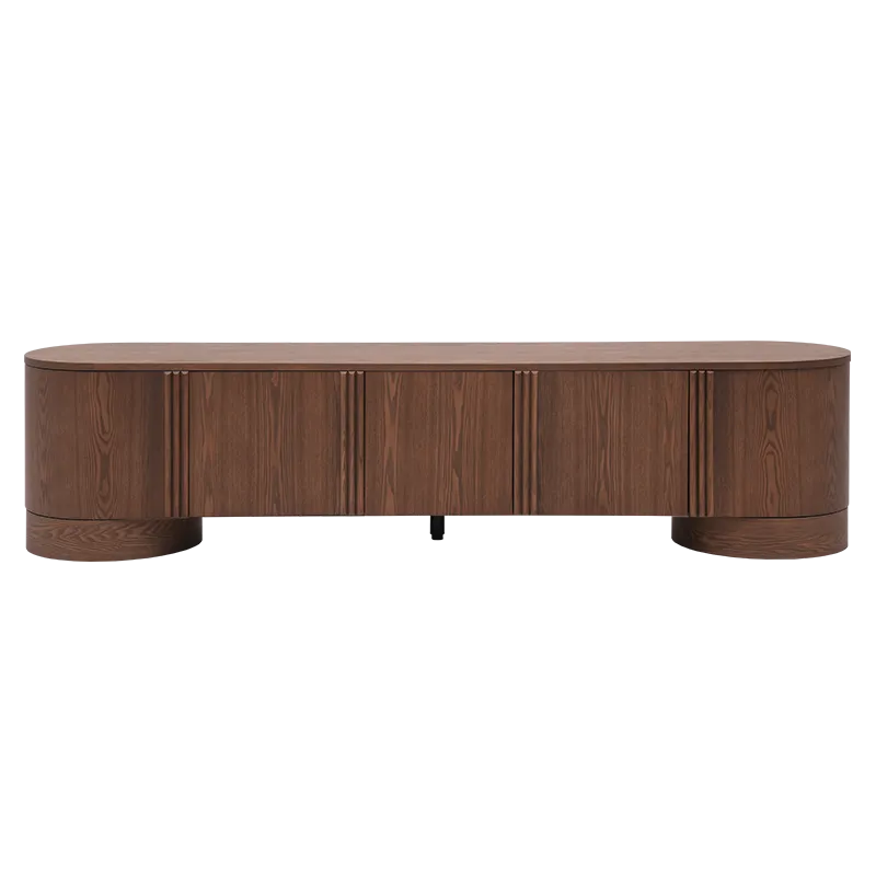 HE1290 7156 拷贝 Classic Ash Wood Tv Stand HE1290